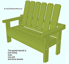 diy garden bench