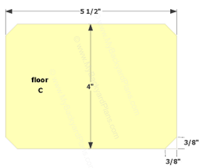 birdhouse part (C) floor