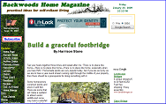 graceful footbridge by harrison stone build a graceful footbridge 