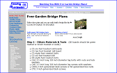 Free Garden Bridge Plans