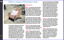 Make a classic Adirondack chair