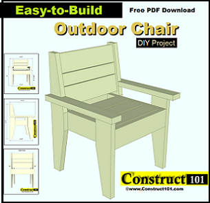 outdoor chair plans