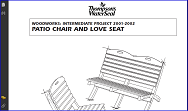 PATIO CHAIR AND LOVE SEAT