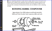 Rotating Barrel Composter