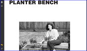 Planter Bench