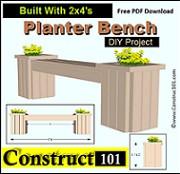 planter bench plans download PDF