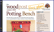 Potting Bench