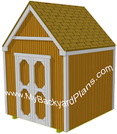 gable storage shed