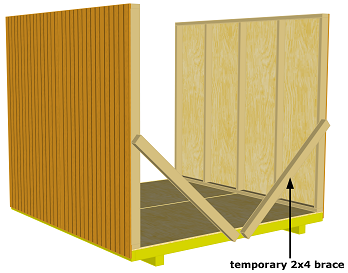 storage shed sidewall