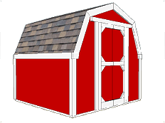 barn style storage shed