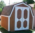 gambrel storage shed