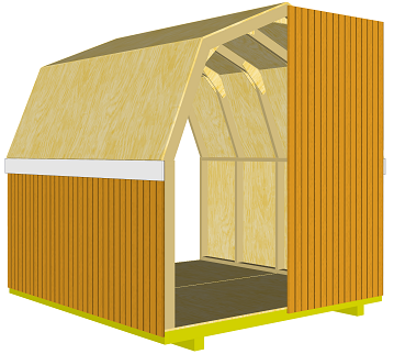 storage shed backwall siding