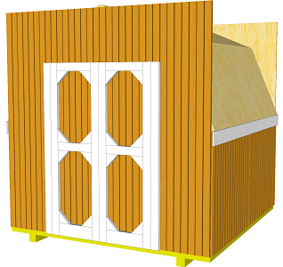 storage shed front door 