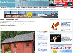 Free Storage Shed Plans from  Popular Mechanics