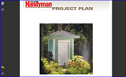 Family Handyman Shed Plans